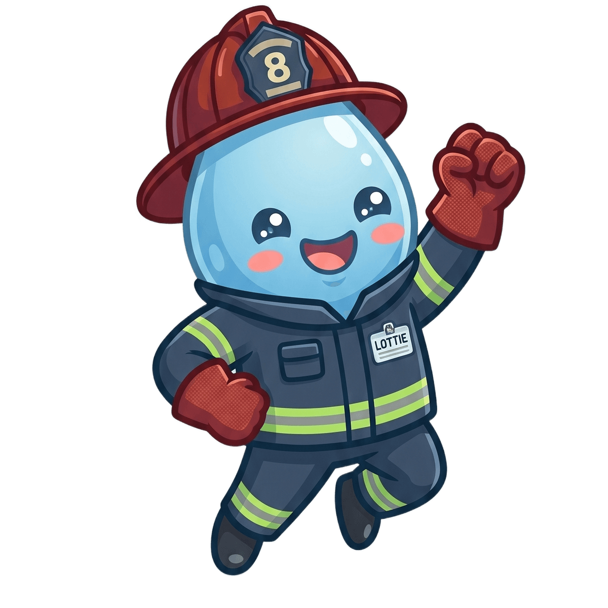Lottie cheering